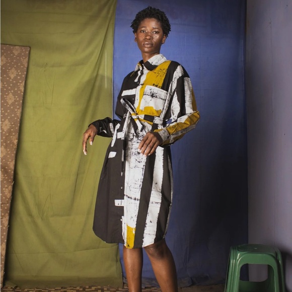 Osei-Duro Dresses & Skirts - NWT Osei-Duro Labu Dress in Cut and Paste